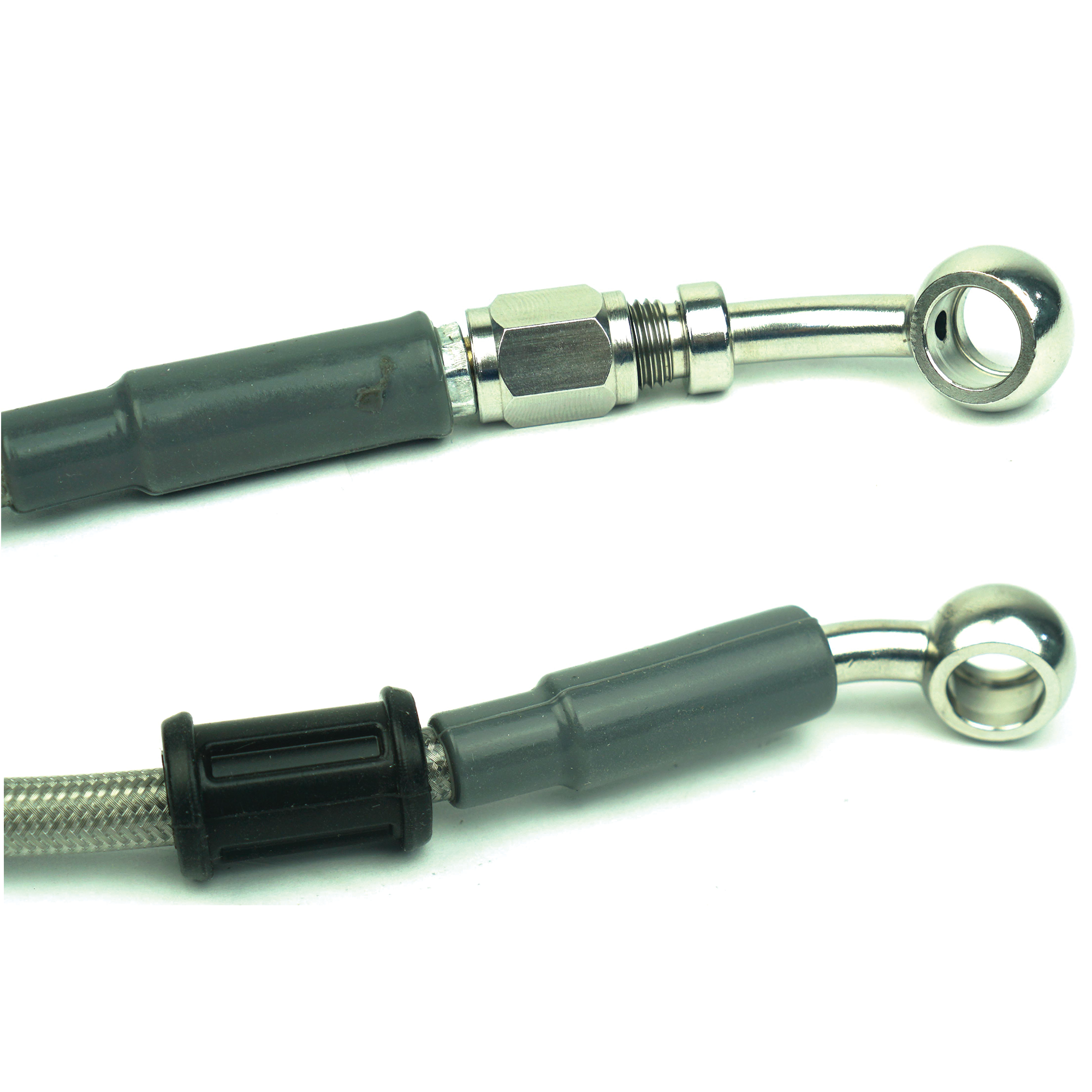 BRAIDED BRAKE HOSE FIT BANJO 35° X REMOVABLE BANJO 35° 2mb