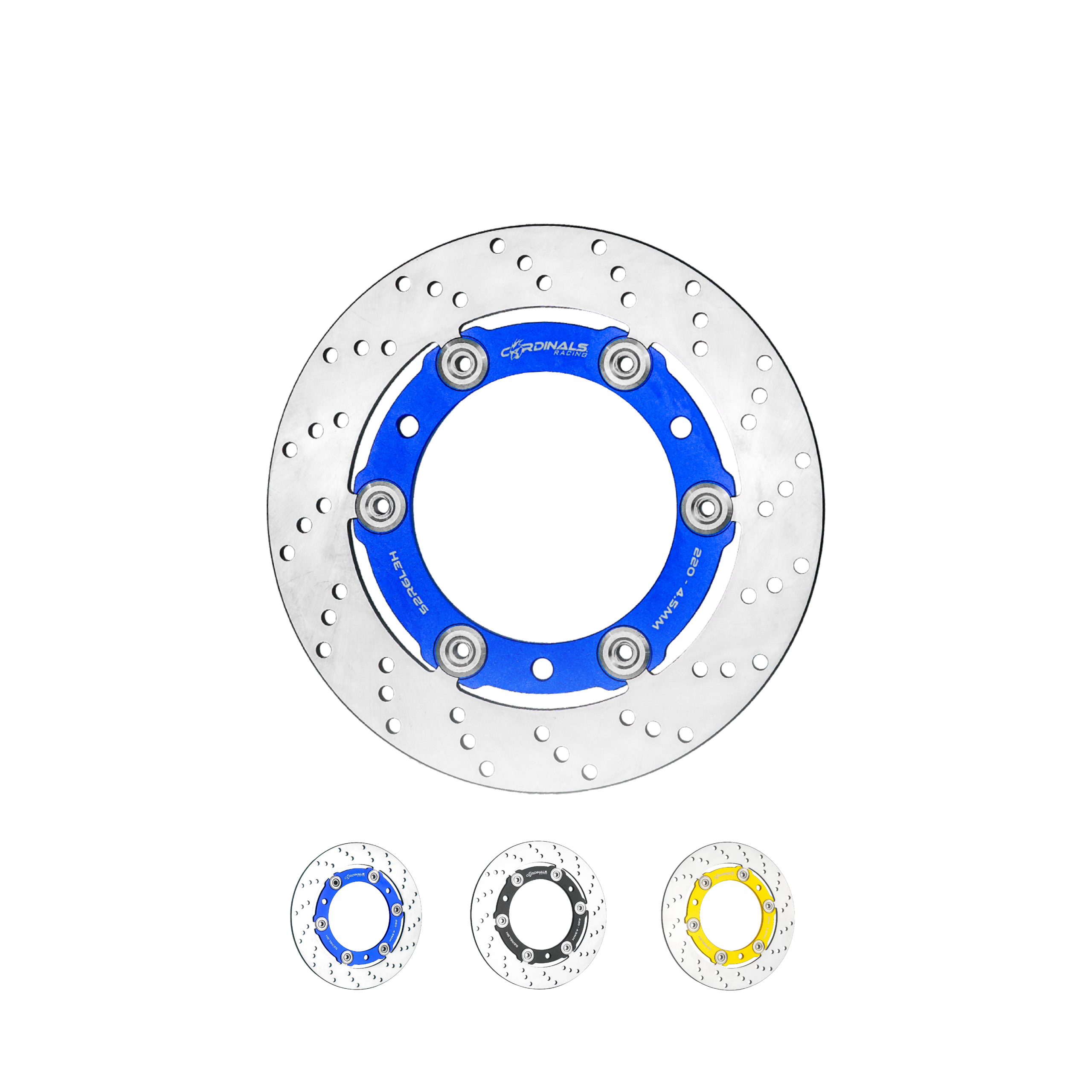 Floating Disc 2MB_R25_R3 Rear Alloy Floating Disc - 220mm